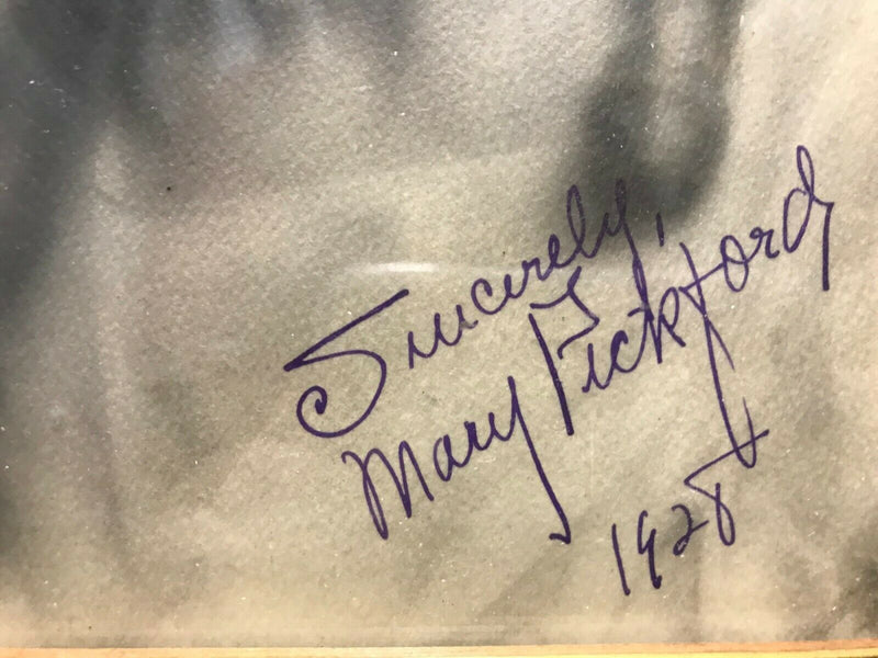 MARY PICKFORD Autographed Photograph of "Americas Sweetheart", 1928 - $4K Value* APR 57