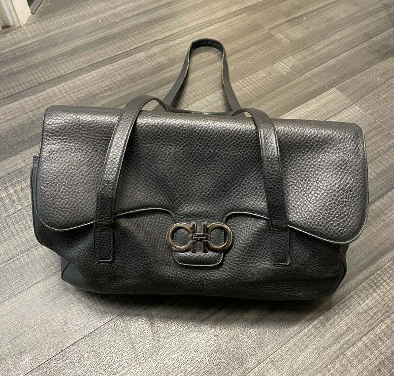 Ferragamo Men's Multi-Pocket Leather Crossbody Bag