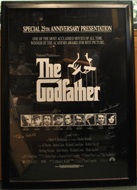 THE GODFATHER 5X Signed 25th Anniversary Poster with Marlon Brando & Al Pacino - $15K VALUE APR 57