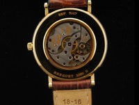 BREGUET Rare #3917 Men's 18K Yellow Gold Wristwatch w/ Skeleton Back - $25K VALUE APR 57