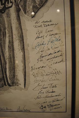 Murray Tinkelman, Brooklyn Dodgers Lithograph with 46 Signatures from 1955 World Series Championship - $20K VALUE APR 57