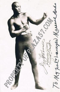 JACK JOHNSON Heavyweight Champion Autographed Photograph - $30K VALUE APR 57