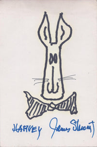 Veteran Actor JIMMY STEWART One of a Kind Signed Personalized Doodle to Fan - $3K VALUE* APR 57
