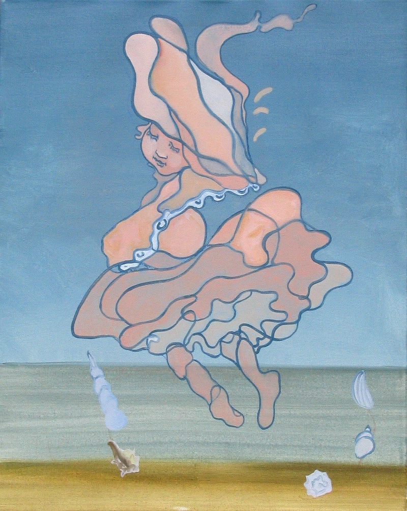 LIDIA NESTEROVA "Seashell 1" Oil on Canvas, 2007 - $16K Appraisal Value! APR 57