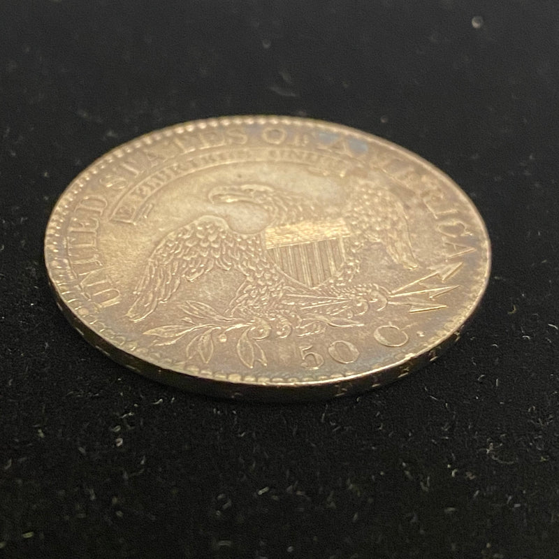 U.S. Lady Liberty Half Dollar Coin, 1826 - $1.5K Appraisal Value w/ CoA! @ APR 57