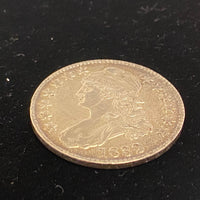 U.S. Lady Liberty Half Dollar Coin, 1832 - $1.5K Appraisal Value w/ CoA! @✓ APR 57