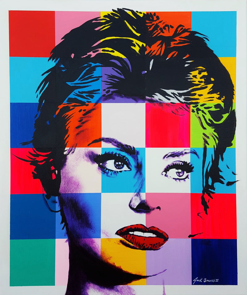 Jack Graves III, 'Sophia Loren Icon III, Icon Series 2020 - Apr Value: $1.6K* APR 57