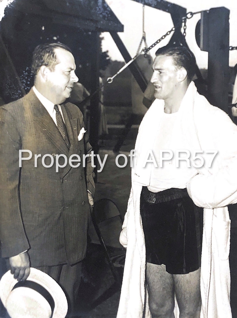 Original Photograph of Boxer Freddie Steele - $3K APR Value w/ CoA! APR 57