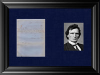 Civil War Radical Thaddeus Stevens Signed Letter 1855 - $4K VALUE APR 57
