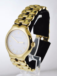 TIFFANY & CO. Tesoro Quartz Round 18K Yellow Gold Wristwatch w/ White Face - $25K VALUE APR 57