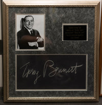 TONY BENNETT "What's My Line" Autographed Slate, C. 1964 -COA- $20k APR!!@ APR 57