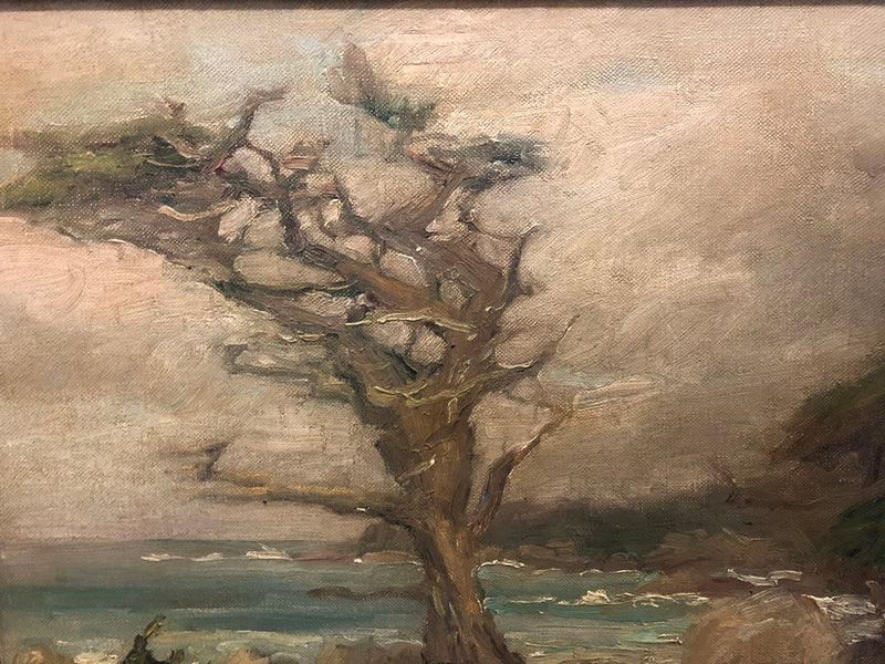 Unknown Artist, Stormy Seashore, Oil on Canvas, 1814 - $3K APR Value w/ CoA! APR 57