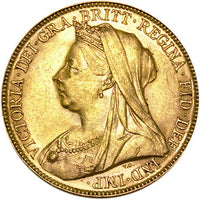 Great Britain Gold Sovereign Coin – Queen Victoria (Random Year, Circulated) APR 57
