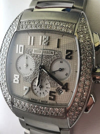 Boucheron MEC Chronograph XL | SS | 156 Diamonds - $40K VALUE! APR 57